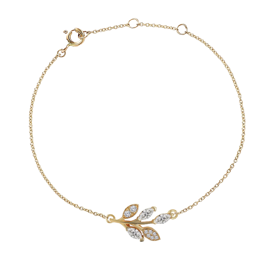 leaf-crystal-bracelet